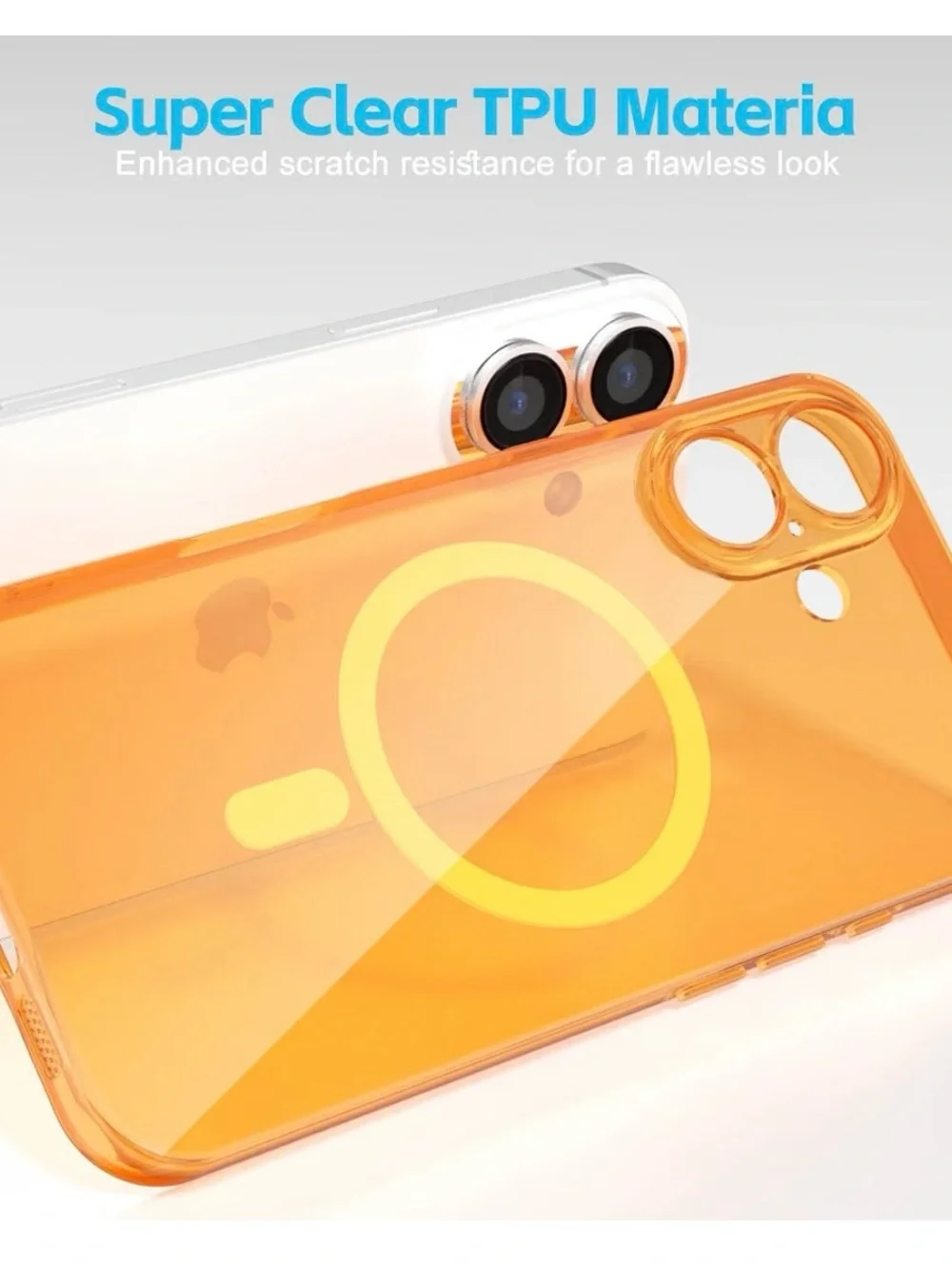 16 Plus Magnetic Phone Case - Neon Orange